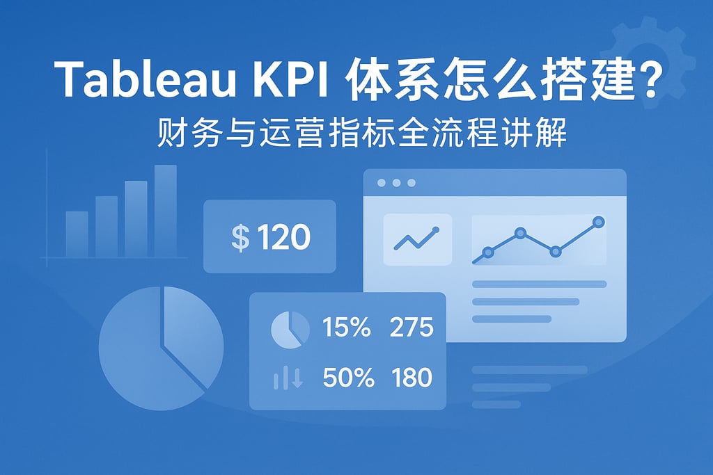 Tableau KPI体系怎么搭建？财务与运营指标全流程讲解